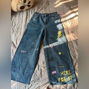 Brand new wild fable high-rise blue baggy jeans